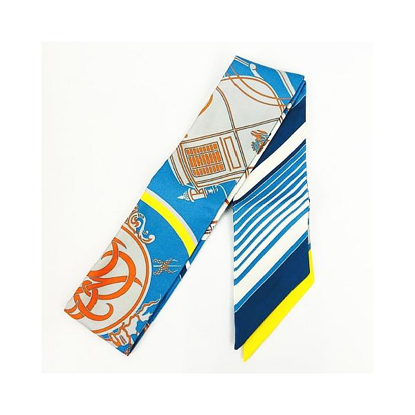 エルメス HERMES シルク ツイリー エクスリブリス スカーフ