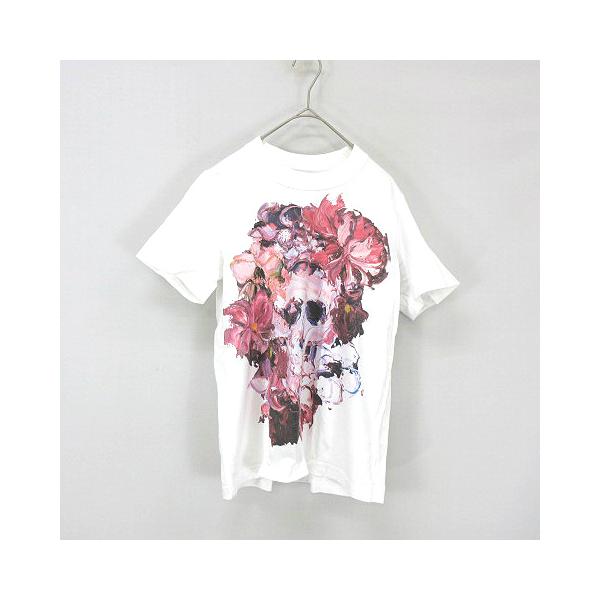 JUNYA WATANABE - ジュンヤワタナベ denim XE-T003 Tシャツ スカルフラワー 白 M vectorpremium_066-202410180353