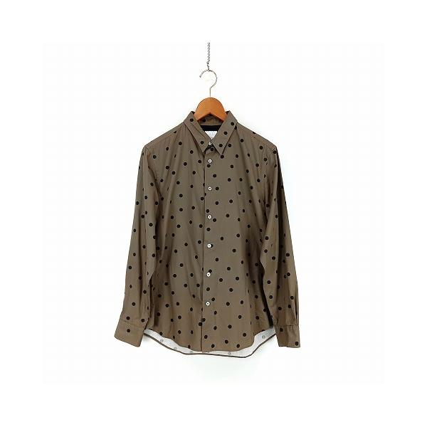 ポールスミス シャツ 半袖 総柄シャツ マルチカラー ドット柄 黒 M Paul Smith - ポールスミス 半袖 シャツ 水玉 ドット メンズ