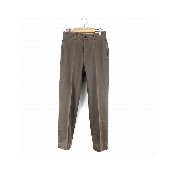 【新品】ブルックスブラザーズ スラックスパンツ センタープレス　グレー BROOKS BROTHERS ブルックスブラザーズ センタープレス コットン