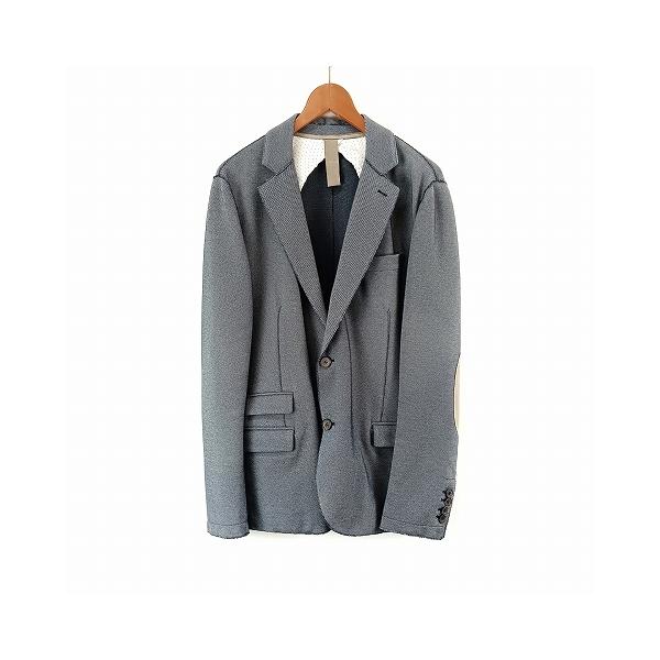美品 イレブンティ テーラードジャケット ネイビー エルボーパッチ50サイズ イレブンティ eleventy Elbow Patch Jacket エルボーパッチ テーラード