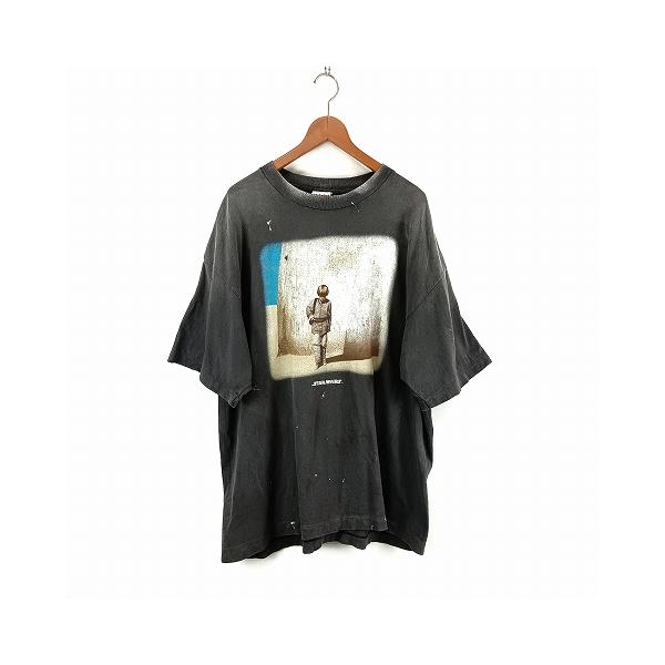 【中古】セントマイケル SAINTMICHAEL × STAR WARS SW SS TEE ANAKIN Tシャツ XXL 黒 ブラック系 ☆AA★ メンズ セントマイケル SAINTMICHAEL × STAR WARS SW SS TEE ANAKIN Tシャツ