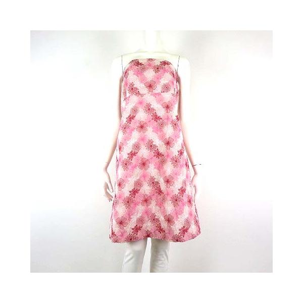 トッカ TOCCA ワンピース チューブトップ ベアトップ ノースリーブ 花  