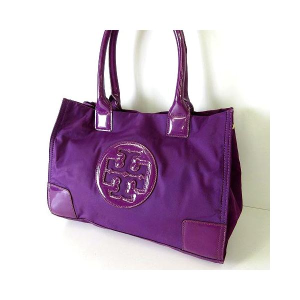 TORY BURCH トリーバーチ エラ ナイロン エナメル ハンドバッグ TORY BURCH トリーバーチ Ella エラ トートバッグ ショルダー