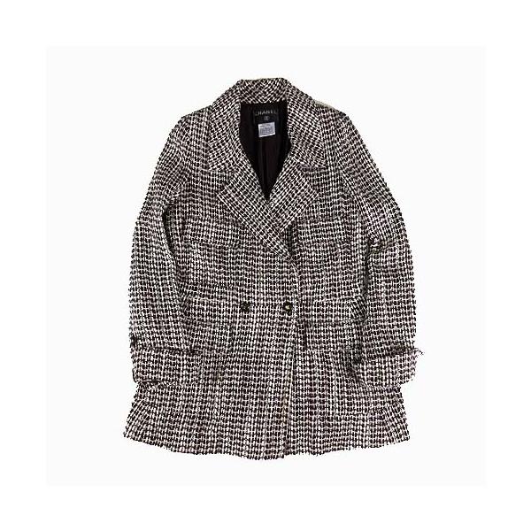 シャネル♥グリポアロゴボタン♥ニット／ジャケット／コート♥新品同様 CHANEL（シャネル） CHANEL 01A ツイード コート ダブル ジャケット