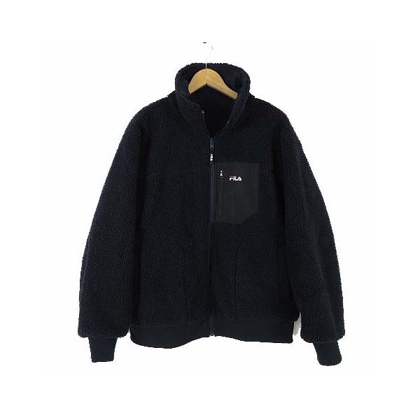 FILA ネイビー XL ジャケット ジャケット メンズ FILA フィラ 綿 アウター ブルゾン ブランド
