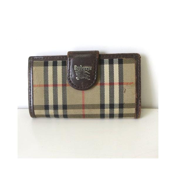 BURBERRY（バーバリー） キーケース 4連 ノバチェック ホース ロゴ