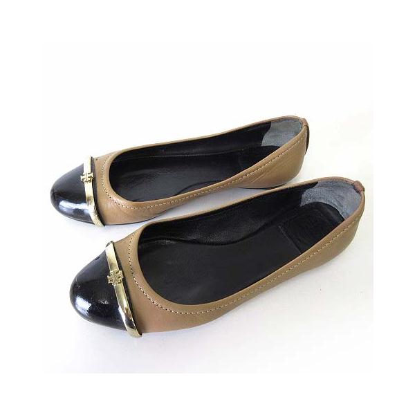 TORY BURCH（トリーバーチ） フラットパンプス バレエシューズ 本革