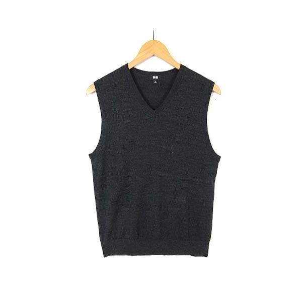 ユニクロ（UNIQLO） エクストラファイン メリノ Vネック ベスト ニット