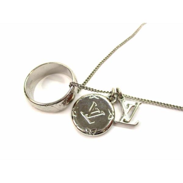 国内正規品 極美品 ルイヴィトン ネックレス モノグラム リング