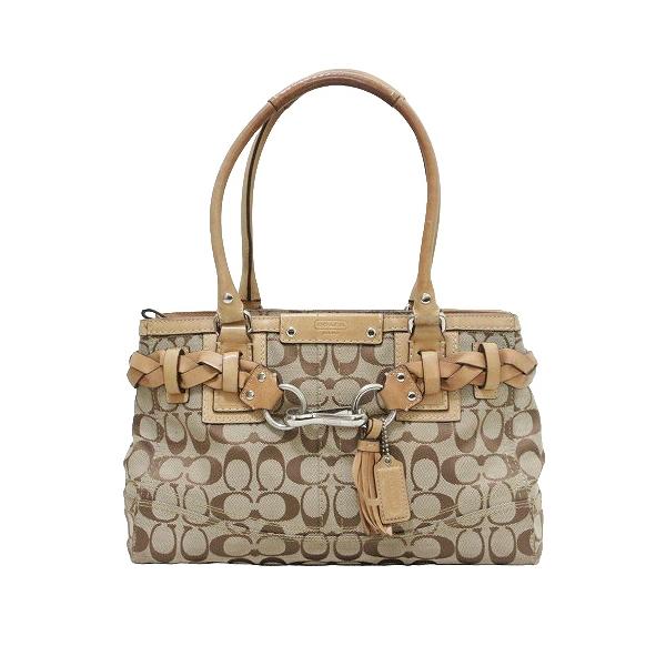COACH コーチハンプトンズシグネチャーキャリーオール(型番: F13065） COACH（コーチ） COACH F13065 ハンドバッグ ハンプトンズ