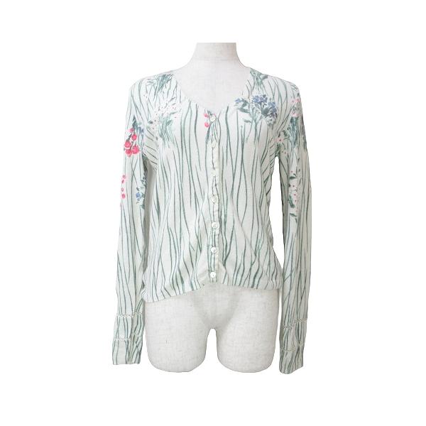 usd ANNA MOLINARI 花柄カーディガン40 usd ANNA MOLINARI 花柄カーディガン40 usd ANNA MOLINARI 花柄