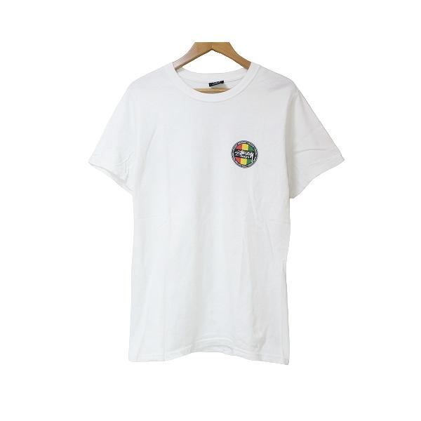 【ストリート】STUSSY クルーネック バックプリント Tシャツ ストリート】STUSSY クルーネック バックプリント Tシャツ
