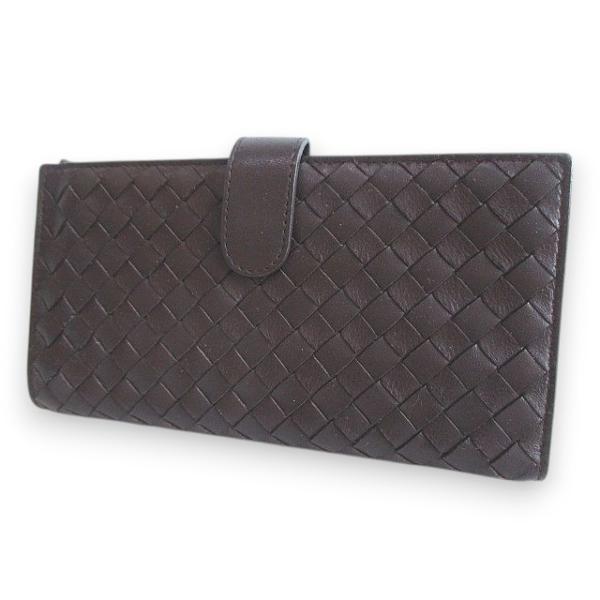ボッテガ・ヴェネタ　長財布 BOTTEGA VENETA ボッテガヴェネタ ガマ口長財布 121062 イントレ