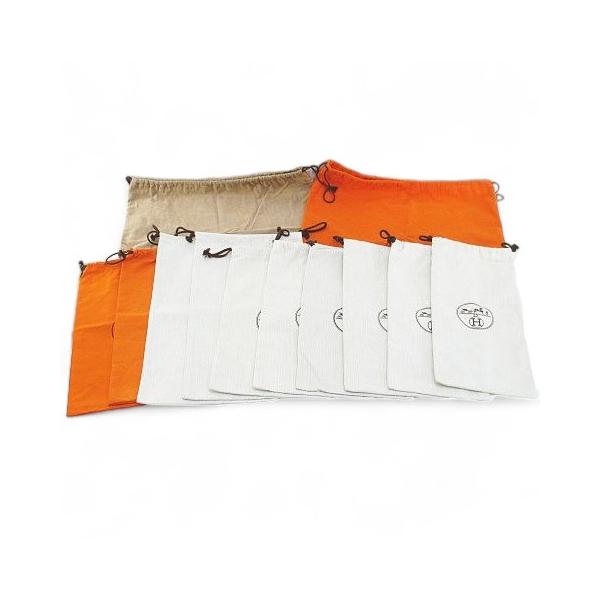 エルメス　巾着　布袋　保存袋 46x44 美品 エルメス 巾着袋 保存袋 5枚セット 布袋