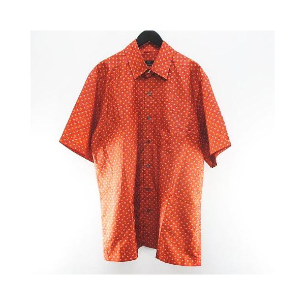 ジムトンプソン JIM THOMPSON タイ シルク 半袖 シャツ L
