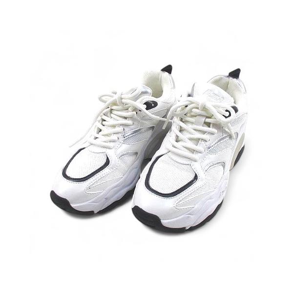 【中古】アッシュ ASH  BRIGITTE ボリュームヒールスニーカー スニーカー 厚底 35 ホワイト 白系  レディース アッシュ ASH BRIGITTE ボリュームヒールスニーカー スニーカー 厚底