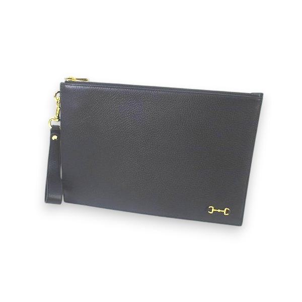 GUCCI ホースビット　セカンドバッグ　クラッチバッグ　パテントレザー　レザー GUCCI（グッチ） ホースビット クラッチバッグ ゴールド金具 700524