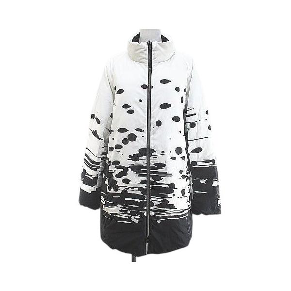 美品　ヒロココシノ　40サイズ　リバーシブル　ダウンコート　2way HIROKO KOSHINO（ヒロコ コシノ） リバーシブル ダウン コート ミドル