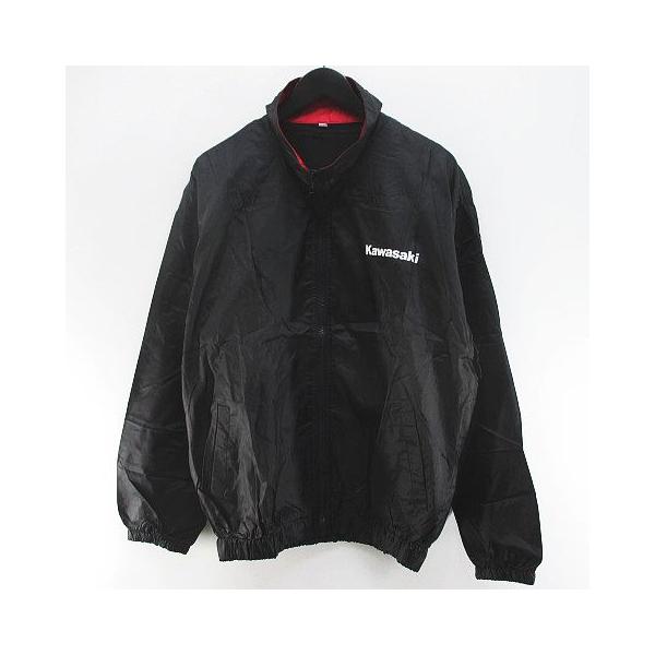 カワサキ Kawasaki スタッフ ジャケット ブルゾン L 黒系 ブラック