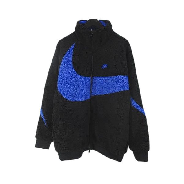 NIKE（ナイキ） リバーシブル ボア ジャケット ブルゾン L 黒系