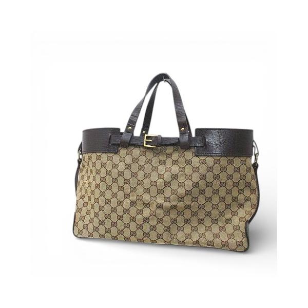 GUCCI（グッチ） トートバッグ 106251 GG ブラウン 茶 キャンバス