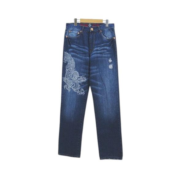 ドッグタウン DOGTOWN デニム ストレートパンツ ジーンズ 30 青系