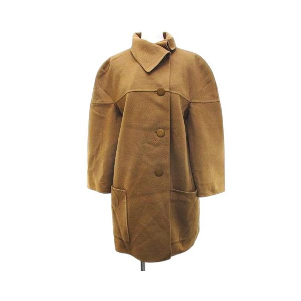 ギラロッシュ Guy Laroche Paris カシミヤ ステンカラー コート ミドル 