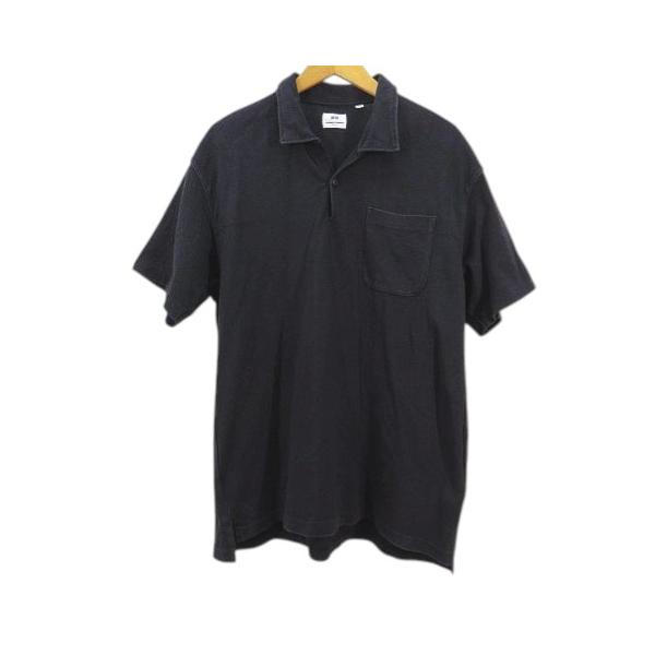 everyone ネイビー ポロシャツ　XL 半袖 ビッグ ポロシャツ BLACK LABEL SS26 ネイビー | ニューエラ