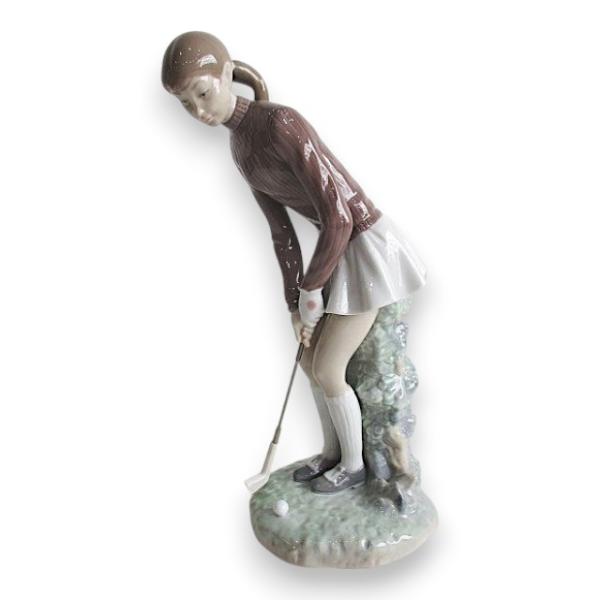 リヤドロ 待ってたよ　磁器フィギュア　美品 LLADRO リヤドロ フィギュリン 磁器人形 ナイスパット レディ