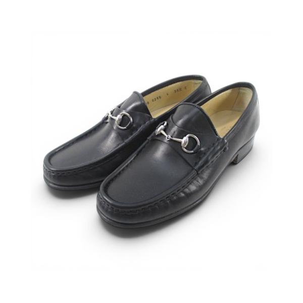 GUCCI（グッチ） GUCCI 100 0255 ローファー ホースビット シルバー
