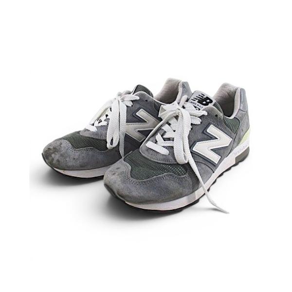 ニューバランス NEW BALANCE M1400GJ ローカットスニーカー 26.0cm D グレー USA製 メンズ