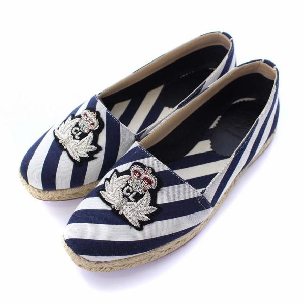 激安超安値 クリスチャンルブタン エスパドリーユ スリッポン 刺繍