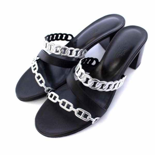 未使用品 エルメス HERMES AJACCIO アジャッチオ サンダル ミュール