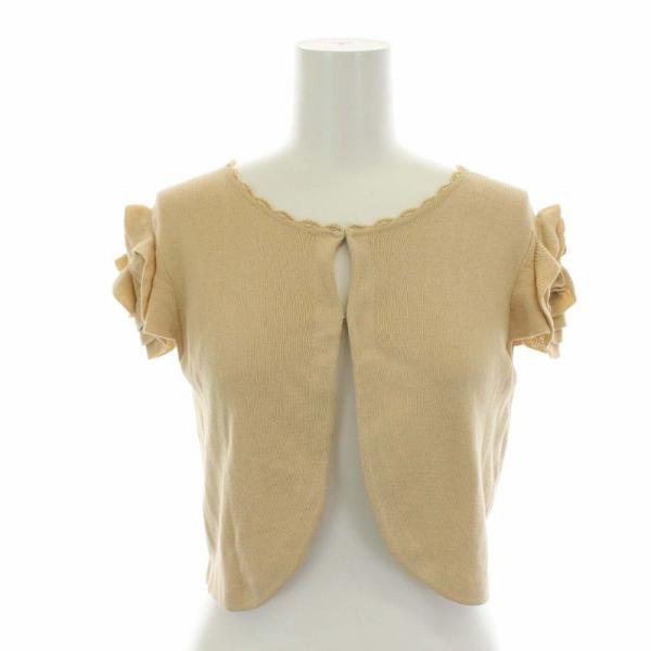 フランコフェラーロ FRANCO FERRARO カーディガン ボレロ 半袖 フリル