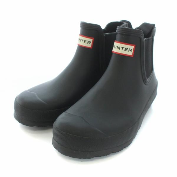 最大93％オフ！ 新品 HUNTER レインブーツ ブラック 黒 23cm ショート