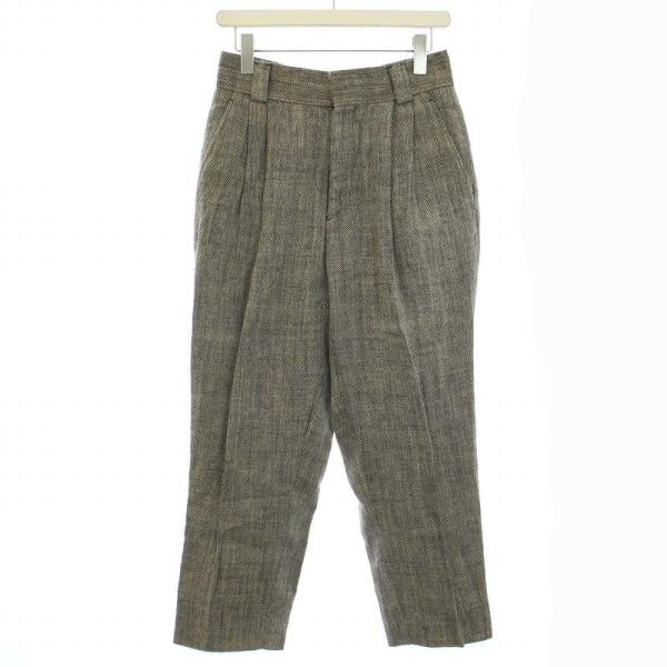 カオス CHAOS オーバータックトラウザー パンツ スラックス リネン