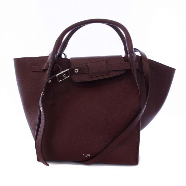 CELINE ハンドバッグ CELINE☆ティーンニノ シャイニーカーフスキンブラック (CELINE