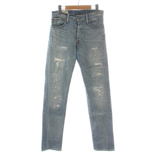 【タグ付き 未使用】ポロラルフローレン デニムパンツ 濃紺 スキニー ハイライズ ラルフローレン ポロ レディース スキニー ストレッチ ダメージ