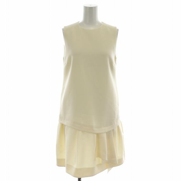 【DAISY LIN FOXEY】ノースリーブ　フレアワンピース　バイカラー DAISY LIN FOXEY】ノースリーブ フレアワンピース バイカラー