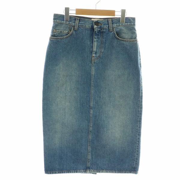 THE ROW Tima Denim ザロウ デニム ミディスカート インディゴ