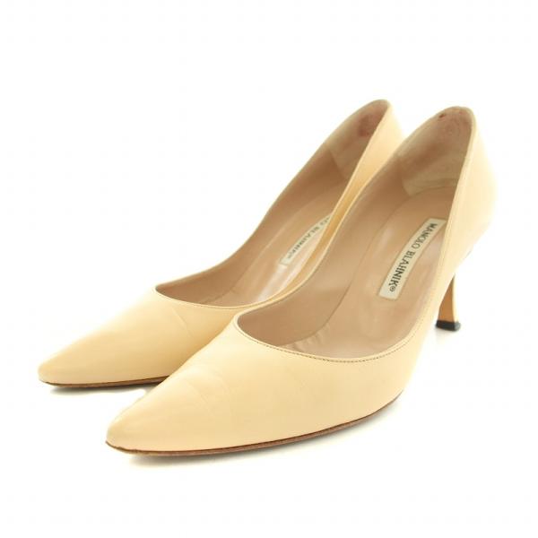 マノロブラニク MANOLO BLAHNIK パンプス ポインテッドトゥ ハイヒール  