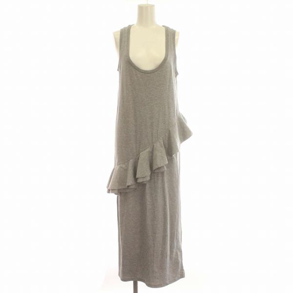 エムエスジーエム MSGM ノースリーブ ワンピース ロング ティアード XS