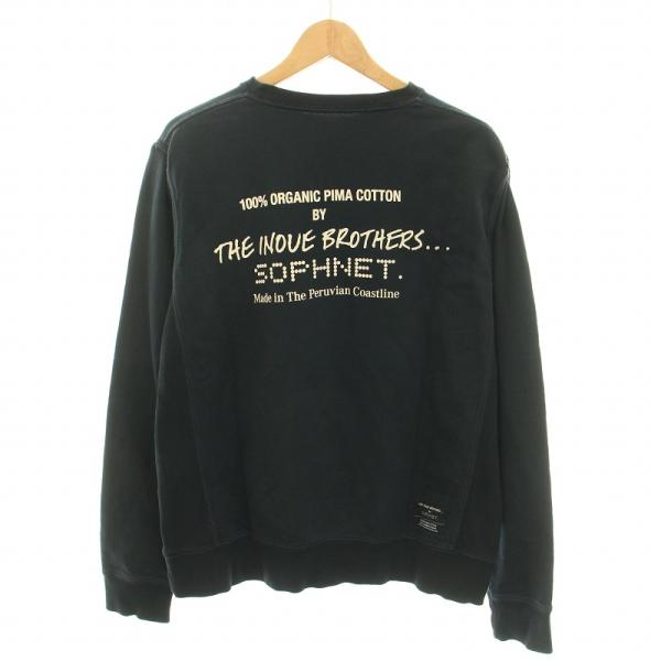 SOPHNET ソフネット スウェット イノウエブラザーズ 19A/W M 黒 SOPHNET. THE INOUE BROTHERS 19AW スウェット トレーナー クルー