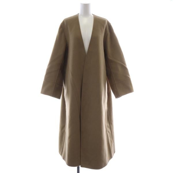 プラージュ Plage ハミルトンコクーンコート ノーカラー アウター 前