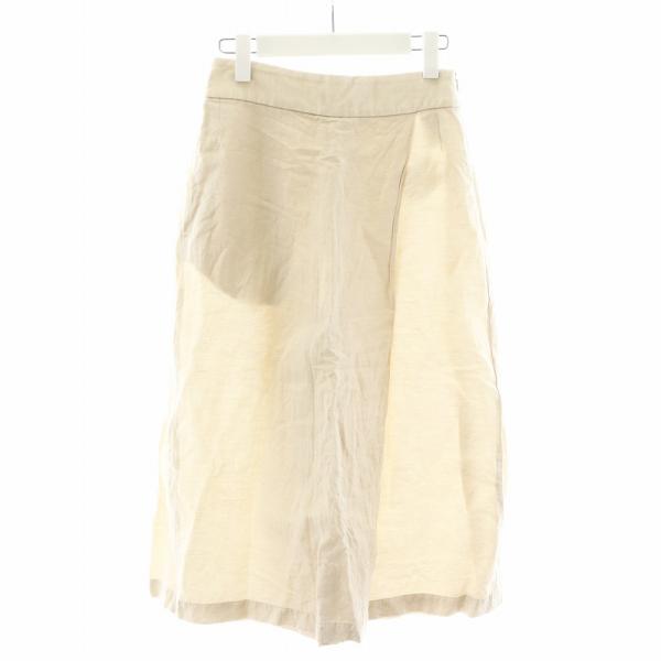 【nume】パラスパレス　ヌメ　リネン100％　ガウチョ　ワイドパンツ vectorpremium_081-102412090055