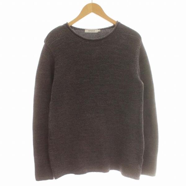 nonnative コットン　ニットセーター　ドローコード　S 完売品 ノンネイティブ nonnative ニット コットン セーター 長袖 1 S グレー