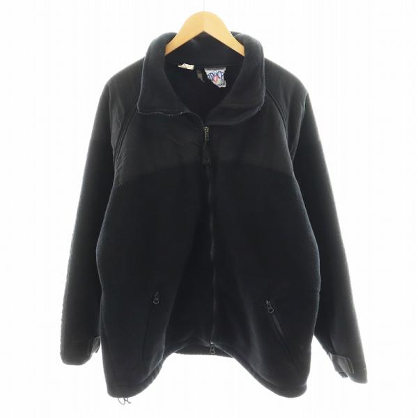 【中古】ユーエス アーミー US ARMY ECWCS GEN2 PECKHAM製 POLARTEC フリースジャケット L 黒 ブラック /AN27 メンズ ユーエス アーミー US ARMY ECWCS GEN2 PECKHAM製 POLARTEC フリース