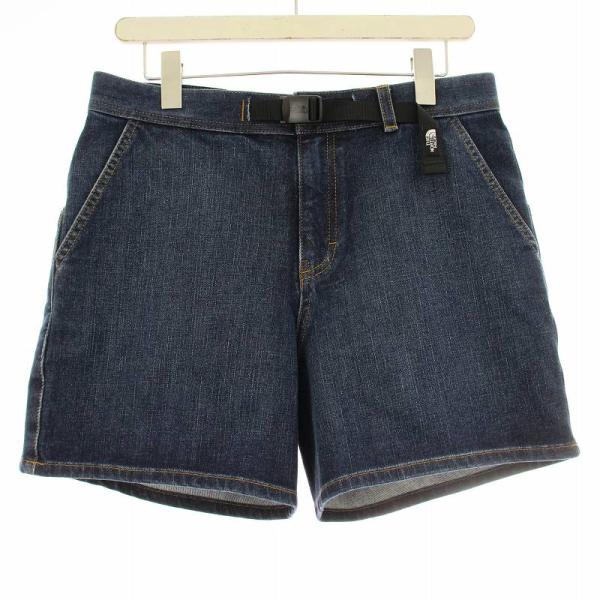 【未使用】THE NORTH FACE ナイロンインディゴデニム ショーツ XL THE NORTH FACE NYLON DENIM VERSATILE SHORT NYLON INDIGO