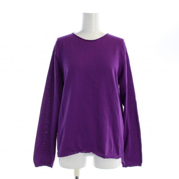 コムデギャルソンコムデギャルソン ニット 長袖 ボートネック 無地 薄手 紫 コムデギャルソンコムデギャルソン COMME des GARCONS ニット